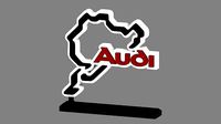Nurburgring Stand with Logo Audi | 3D