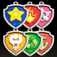 PAW PATROL BADGES SET 1 | 3D