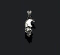 Cracked broken skull pendant | 3D
