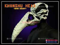 Moon Knight Khonshu Head Cosplay Mask | 3D