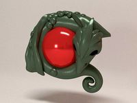 Collar Dragon Bebe | 3D