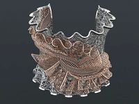 Golden Bracelets 3d print model 3D print model | 3D