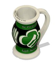 Girl Scouts Can Koozie Mug Soda Energy Drink Holder | 3D