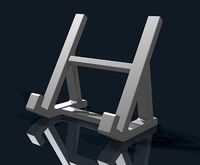 HIGH LAPTOP STAND | 3D
