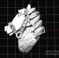 Horse ring-Anillo caballo | 3D