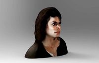 Michael Jackson Head Figure  | 3D