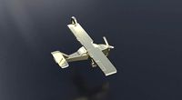 Plane pendant 3D print or CNC model | 3D