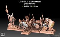 Undead Beastmen Light Spearmen | 3D