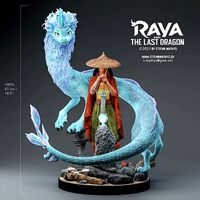 Raya and the last Draon - 3D Printable Statue | 3D