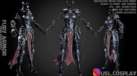 Darksiders 3 Fury Armor for Cosplay | 3D