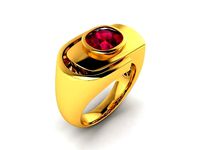 Solitaire Women Engagement Wedding Ring | 3D