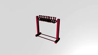 DISPLAY OF EARRINGS - EARRINGS IN THE FORM OF HANGER | 3D