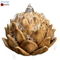 Artichoke Fountain - Water Feature