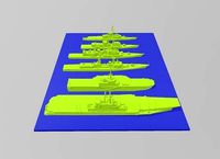Cold War Italian Naval Ship Wargame Board Game | 3D