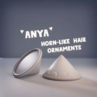 Anya horn-like hair ornaments | 3D