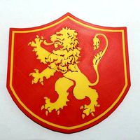 Sigil of House Lannister Game of Thrones Coaster | 3D