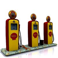 Gas Pump Shell 3d model