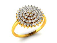 Solitaire Ring 3dm STL OBJ FBX Render Details | 3D