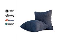 Cushion Rice Stitch Grey