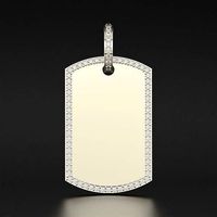 Dog Tag Pendant  | 3D