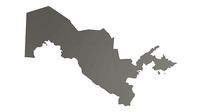 Uzbekistan 3D map