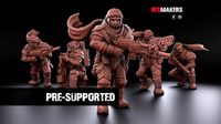 Desert Raiders - Squad of the Imperial Force | 3D