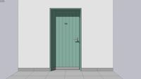 drzwi + klamka / door + handle