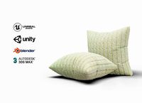 Knitted Sand Cushion with Chain Pattern