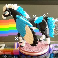 Pegasus - Flexi Articulated Horse with Wings - print-in-place | 3D