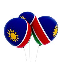 Namibia country balloon low poly 3d model