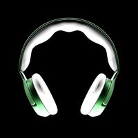 Headphones - Green 3d model