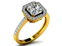 Women Engagement Ring 3dm STL FBX OBJ Render | 3D