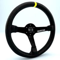 Steering Wheel Sparco R325 Leather Black