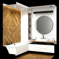 Furniture and decor in the bathroom