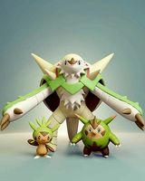 Pokemon - Chespin Quilladin and Chesnaught | 3D