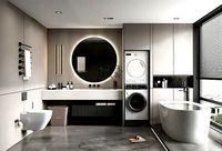 SKP-I-22-06-0025 Contemporary Modern Bathroom