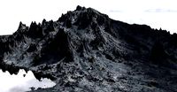 Mordor Mountain rock terrain 1