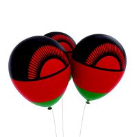 Malawi country balloon 3d model