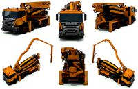 concrete mixer truck