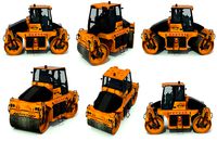 Road roller truck