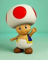 mario toad | 3D