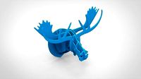 3D moose for home decor