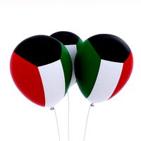 Kuwait country balloon 3d model