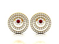 Women Earrings 3dm STL FBX OBJ Render Details | 3D