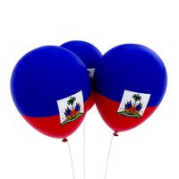 Haiti country balloon 3d model