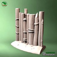 Walls 1 - 2 - 3 - Goblin Village | 3D