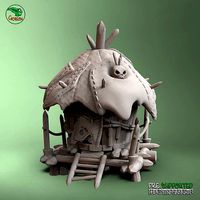 Goblin Hut - Goblin Village | 3D