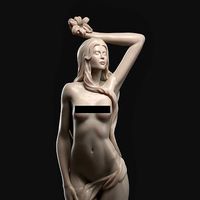 Stilised sculpture of  goddess Dibella from The Elder Scrolls | 3D