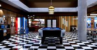 billiard room