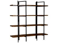 Industrial 4 Shelf Storage Bookshelf-Compton